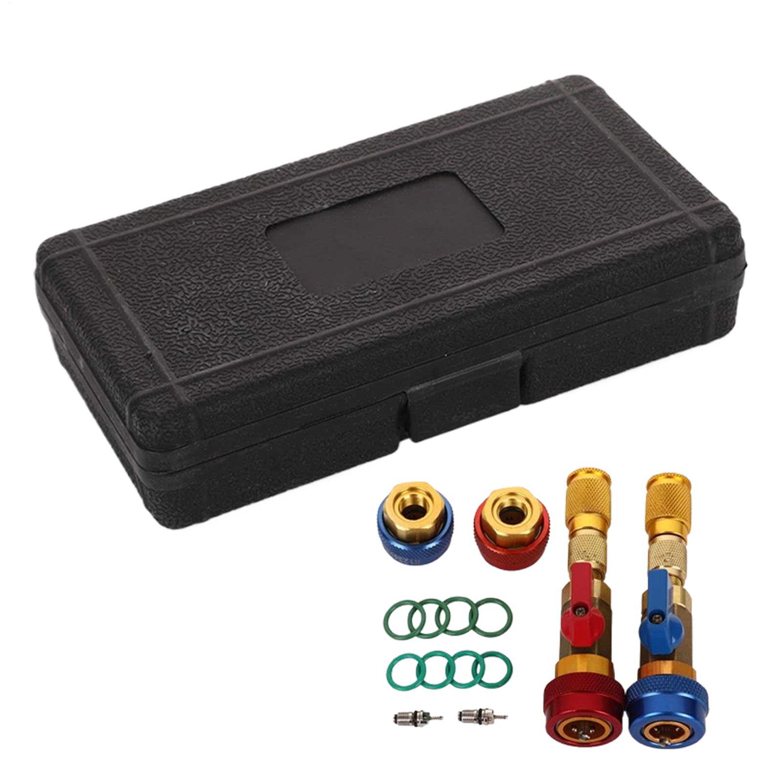 Herramienta De Extracción De Válvulas Extractor de Núcleos para Válvulas de | Kit Portátil Reparación Sistemas AC con Herramientas para Coche, Camión y Motocicleta