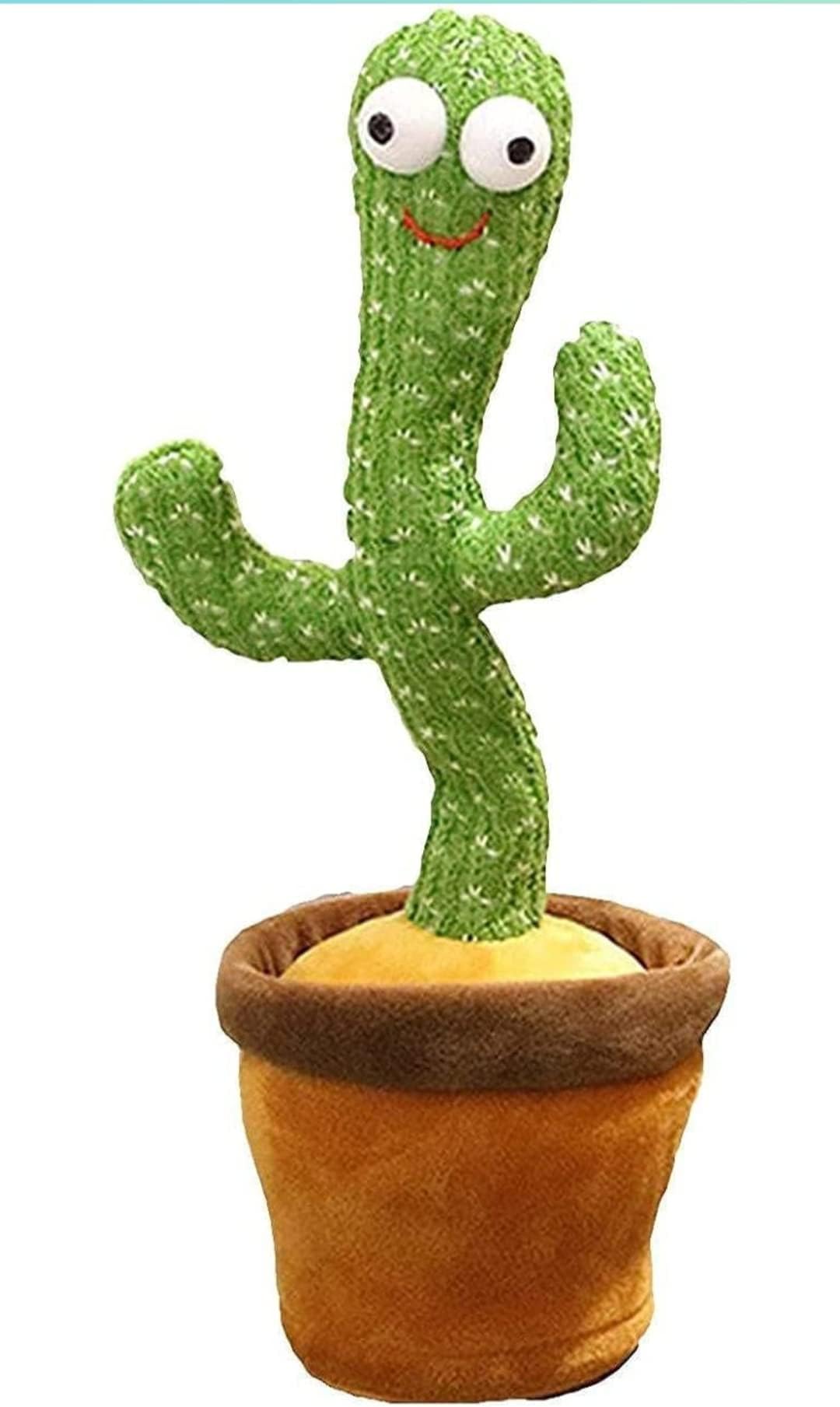 Vikas gift gallery Dancing Cactus Talking Toy, Cactus Plush Toy, Wriggle