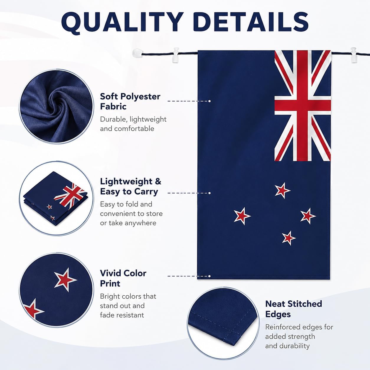 Flag Cape, Wearable Flag Costume, Be Suitable for Celebration Party Decor Outfit for Men and Women image 3