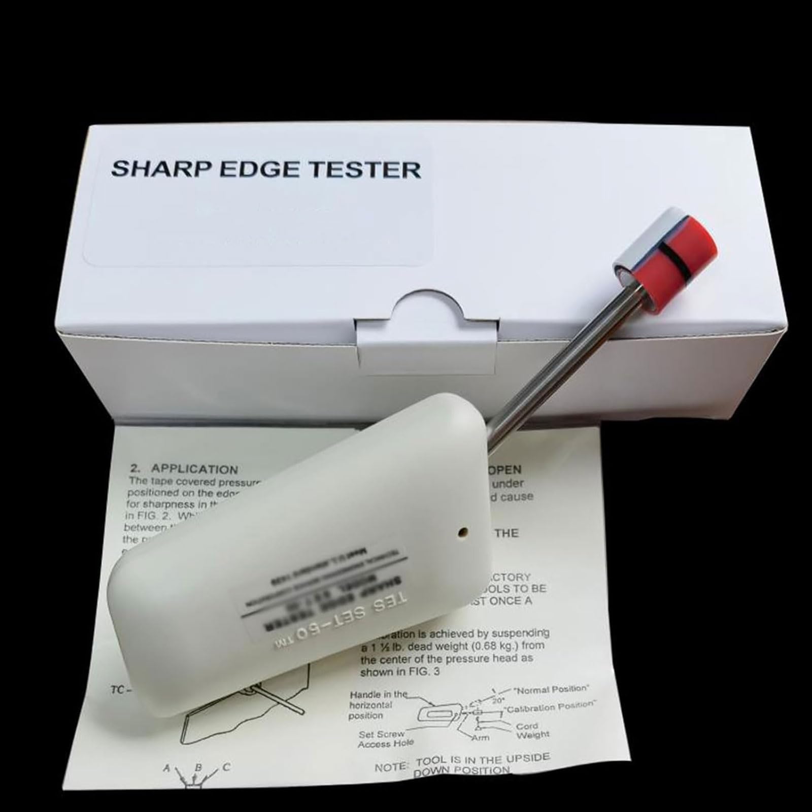 Tester ostrych krawędzi zabawek, wysokiej precyzji, z 21 nakładkami do testowania nacisku, elektroniczne urządzenie do testowania bezpieczeństwa produktów,