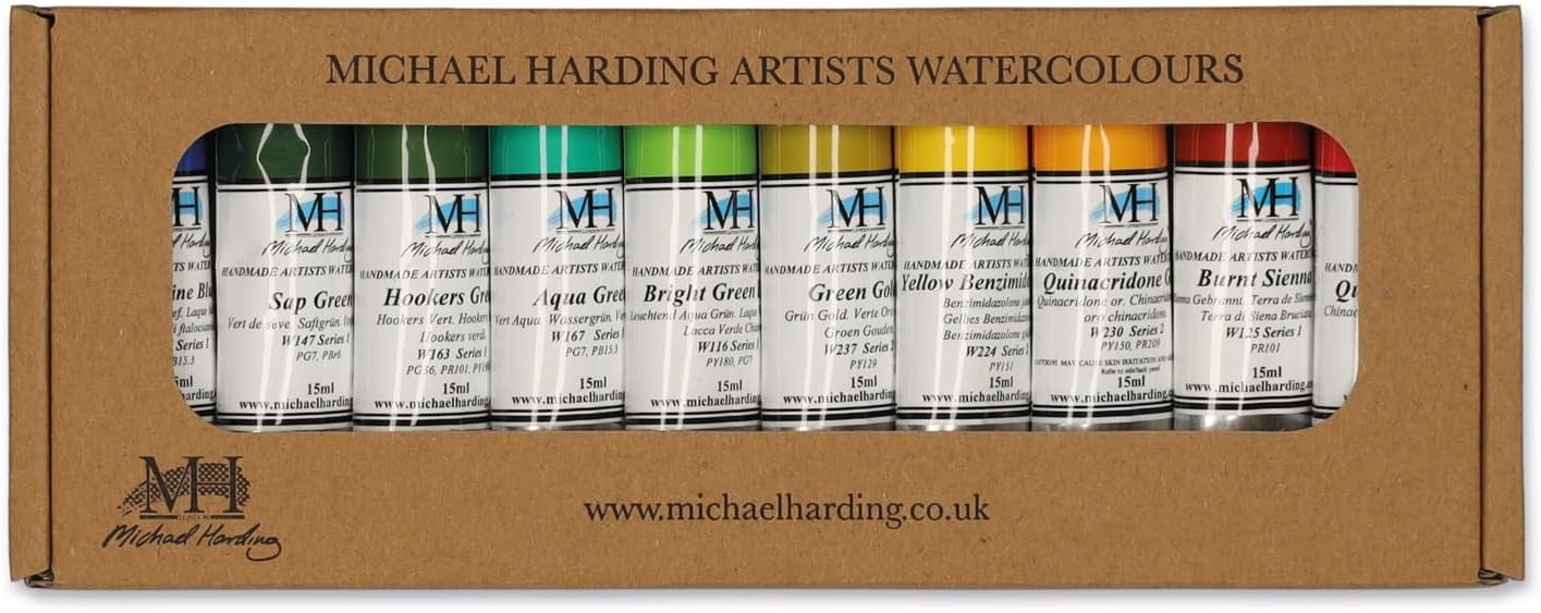 Michael Harding Watercolor Sets (Botanical Set of 10)