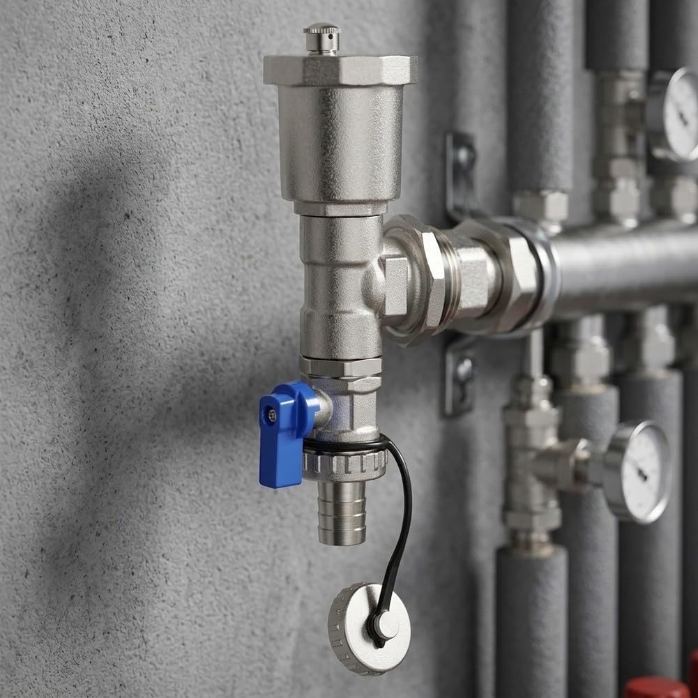 Separador de agua del acero inoxidable con la ventilación auto del aire