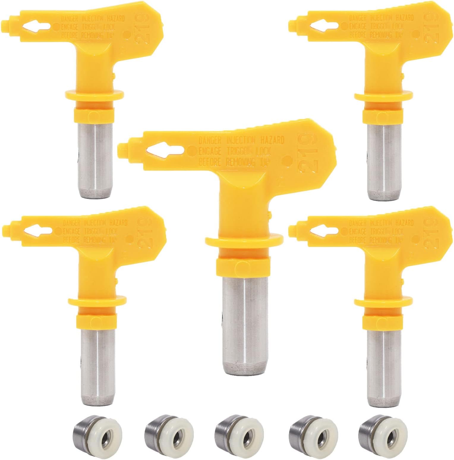 5 Pieces Airless Spray Tips for Airless Paint Sprayer,515 Spray Tip