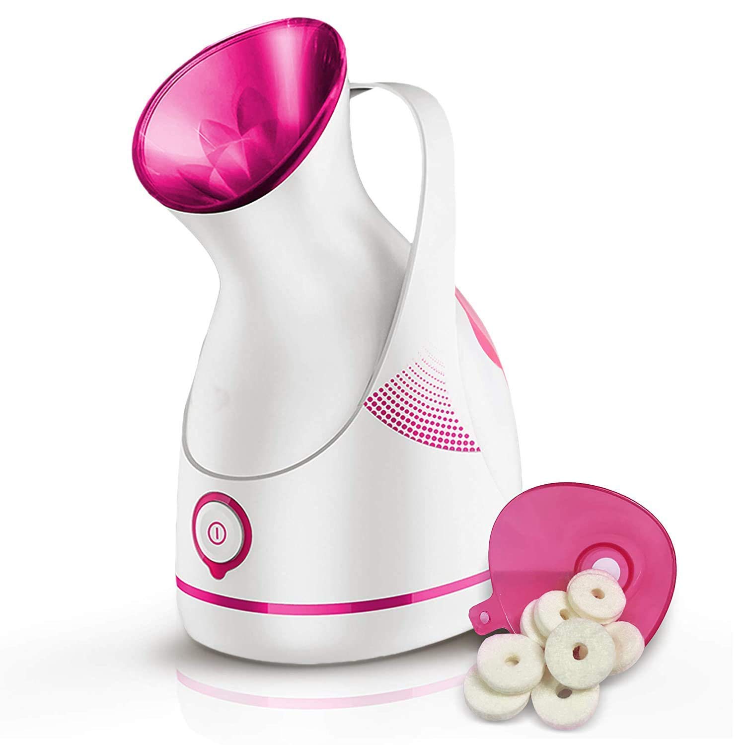 MoonEyes All in One Steam Vaporizer, Nano Care Facial Steamer & Hair Spa, Nose Steamer for Cough and Cold, Steam Inhaler, Garment Steamer, Fabric Steamer (ME-NANO)
