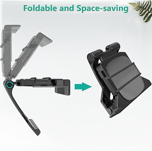 Miniatura 10 de WALI Estante superior de TV, 5 x 5 pulgadas, soporte de clip ajustable para dispositivos de transmisión, cajas de medios, altavoces y decoración del