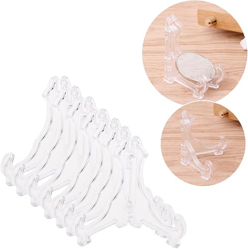 Miniatura 4 de Soporte de caballete transparente para exhibir monedas, relojes de bolsillo, cápsulas, medallas de desafío, decoración del hogar