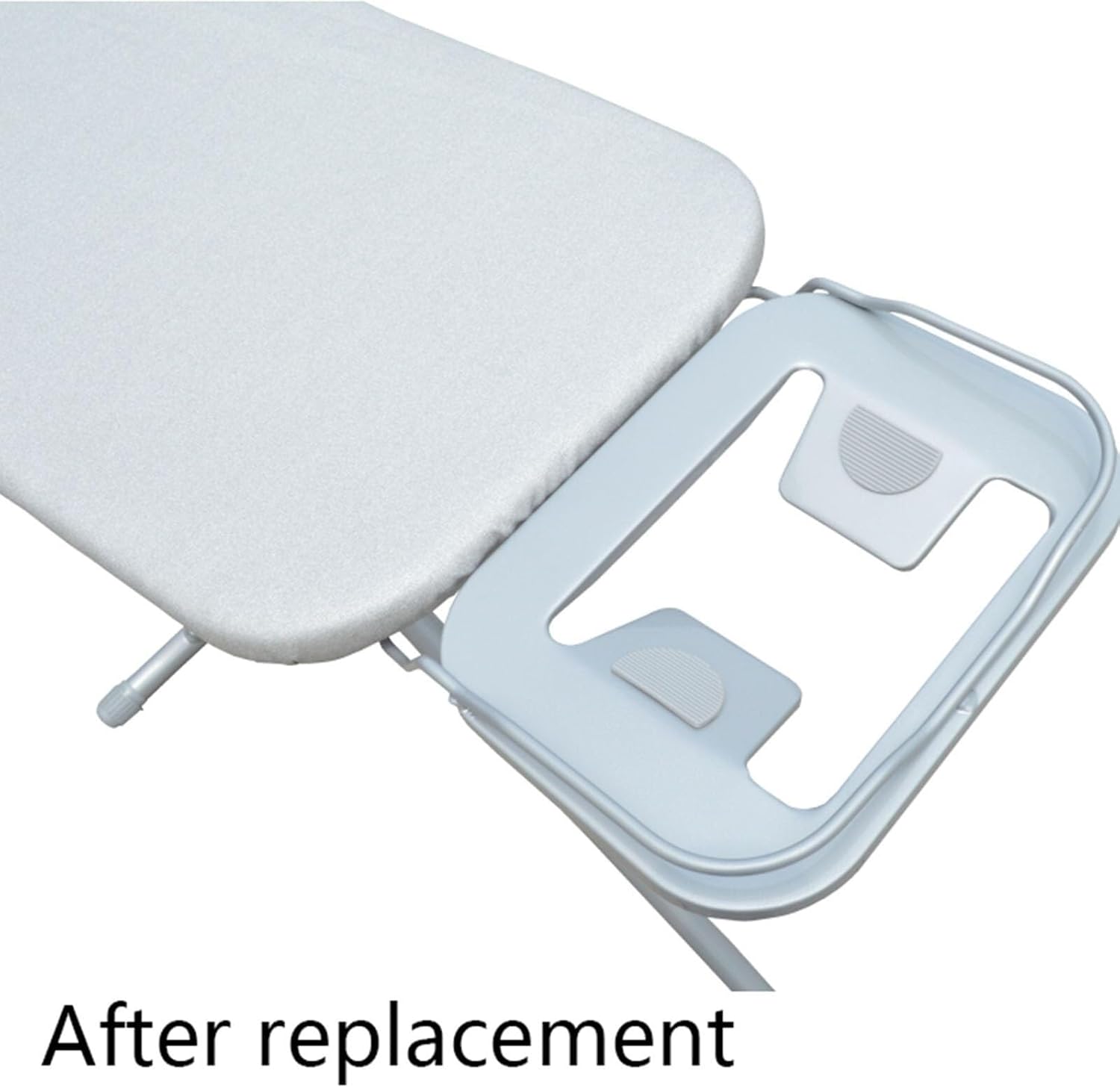 Ironing Board Replacement Cloth Cover, Heat-Resistant Cotton Cover with Silver Coating, Breathable, Anti-Fading, Heavy-Duty Bungee Cord, Multiple Sizes (S/M/L/XL)