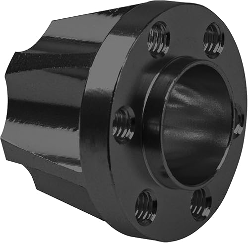 Miniatura 4 de Metal RC Cubo Hexagonal de Rueda de 12 mm Extensión Combinador Compatible con Llanta de 1.9/2.2 pulgadas Axial SCX10 Traxxas TRX4 D90 1/10 RC Negro