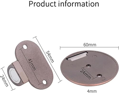 Miniatura 8 de Succión de tierra de acero inoxidable 304, succión de suelo de acero inoxidable, resistente, sin taladro, tope de puerta para el hogar, tapón