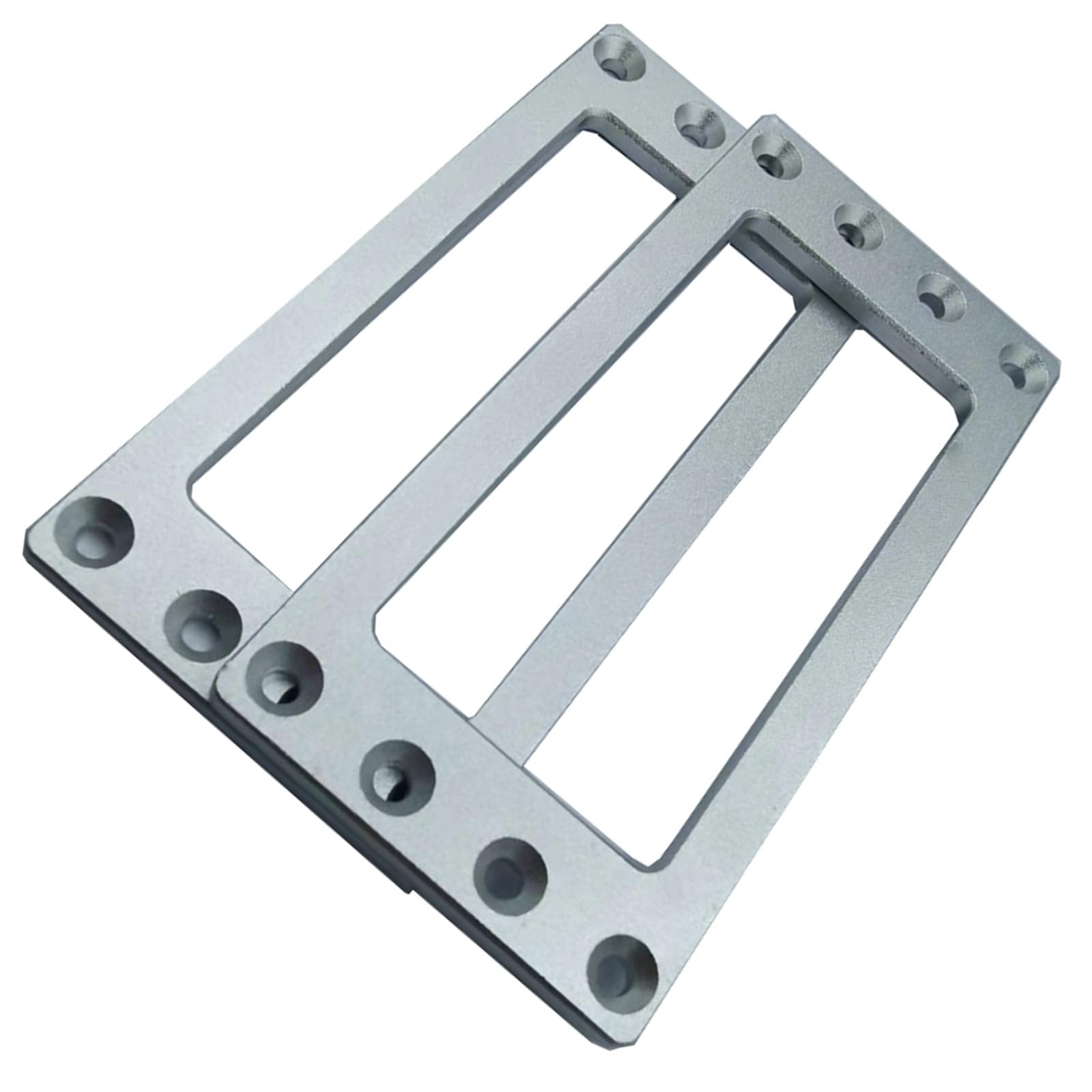 Foloda Silver Heat Ventilated Aluminum Drive Rack Supporting Multiple Layer Disk Hard Drive Installation For Interfaces Disk/Hard Metal Mounting Bracket