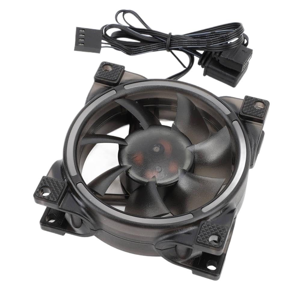 Ventilateur de boîtier PWM 5V ARGB, 80mm, avec roulement hydraulique MFDB, contrôle Intelligent de la température, 800-2500 tr/min, Compatible avec les boîtiers PC