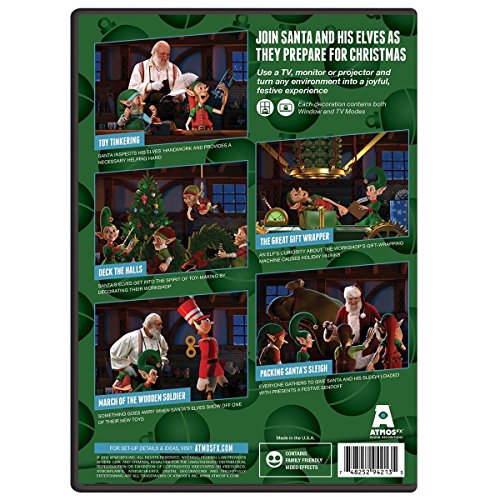 Pantalla trasera de proyección tela 60"x40" Santa's Workshop DVD miniatura 6