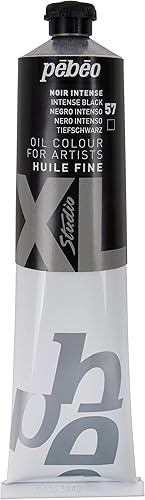 Pebeo Pintura al óleo fina XL Intense Black Pébéo 6.8 fl oz
