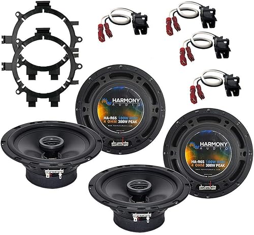 Harmony Audio HA-R65 Compatible con GMC YukonYukon XL 2003-2006 Serie Rhythm Series 6.5 pulgadas de repuesto de 300 W, HA-R5 Serie Rhythm Series