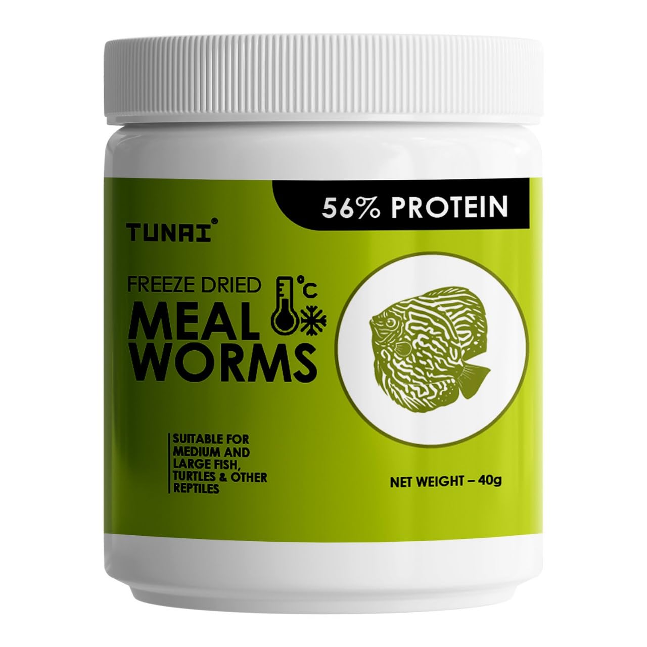 Tunai Freeze Dried Meal Worms with 56% Protein |40g| Fish Food for Arowana, Oscar, Red Parrot, Flower horn, Turtle, and Tortoise (B0BNPRB7BL) Amazon Price History, Amazon Price Tracker