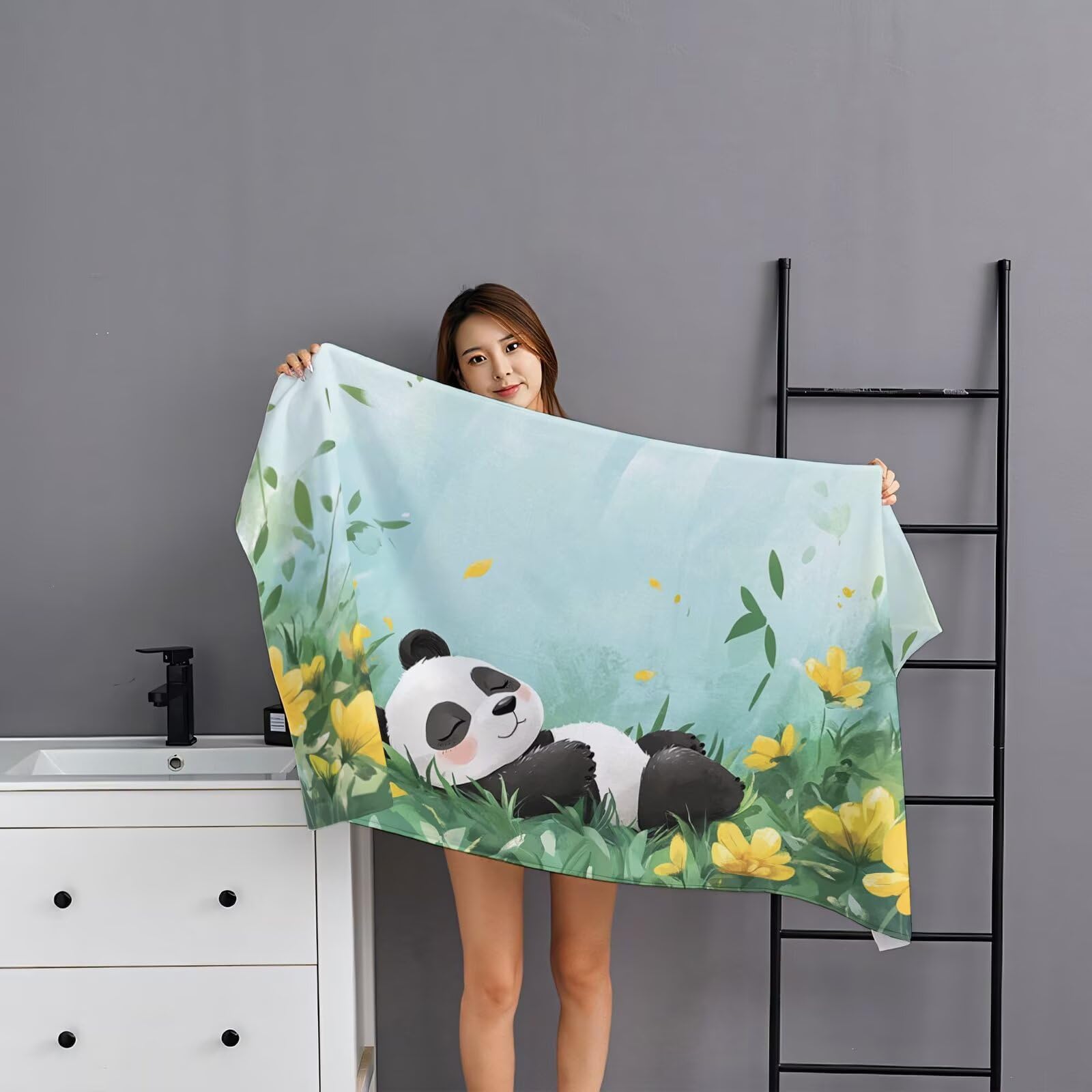 YJ-466 2-pak bardzo dużych jajek kaczych 100 x 220 cm szybkoschnący ręcznik z mikrofibry bez piasku i plażowy, lekki podróżny, kompaktowy ręcznik kempingowy z torbą do przechowywania, chłonny, dla