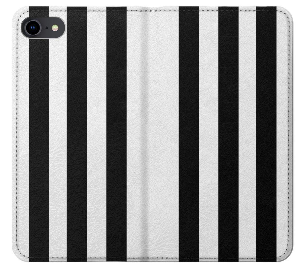 Amazon.com: RW2297 Black and White Vertical Stripes PU Leather