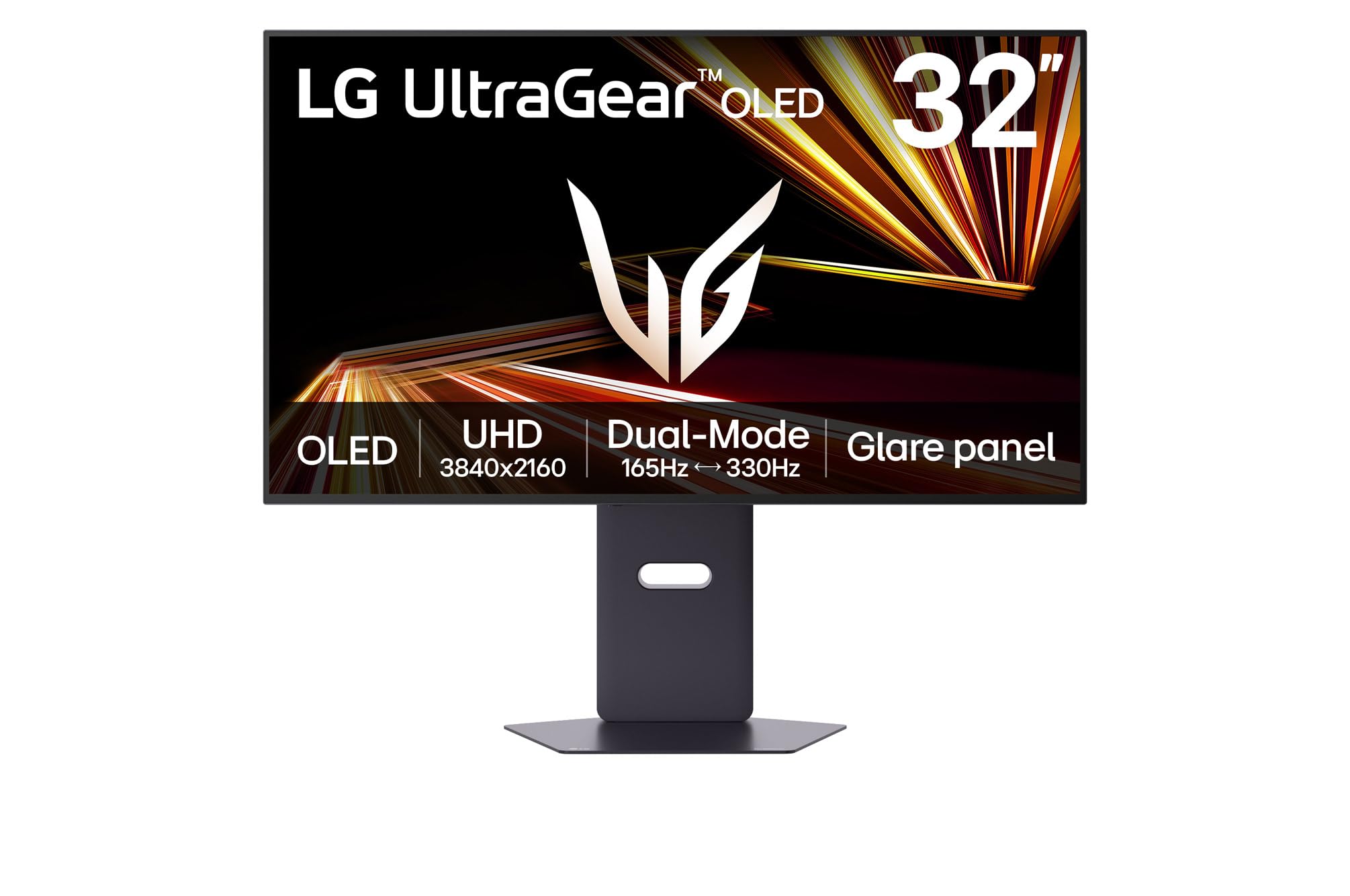 LG 32GX850A-B 32 UltraGear 4K UHD 3840 x 2160 Glossy OLED Gaming Monitor Dual-Mode 165Hz 330Hz 0 03ms