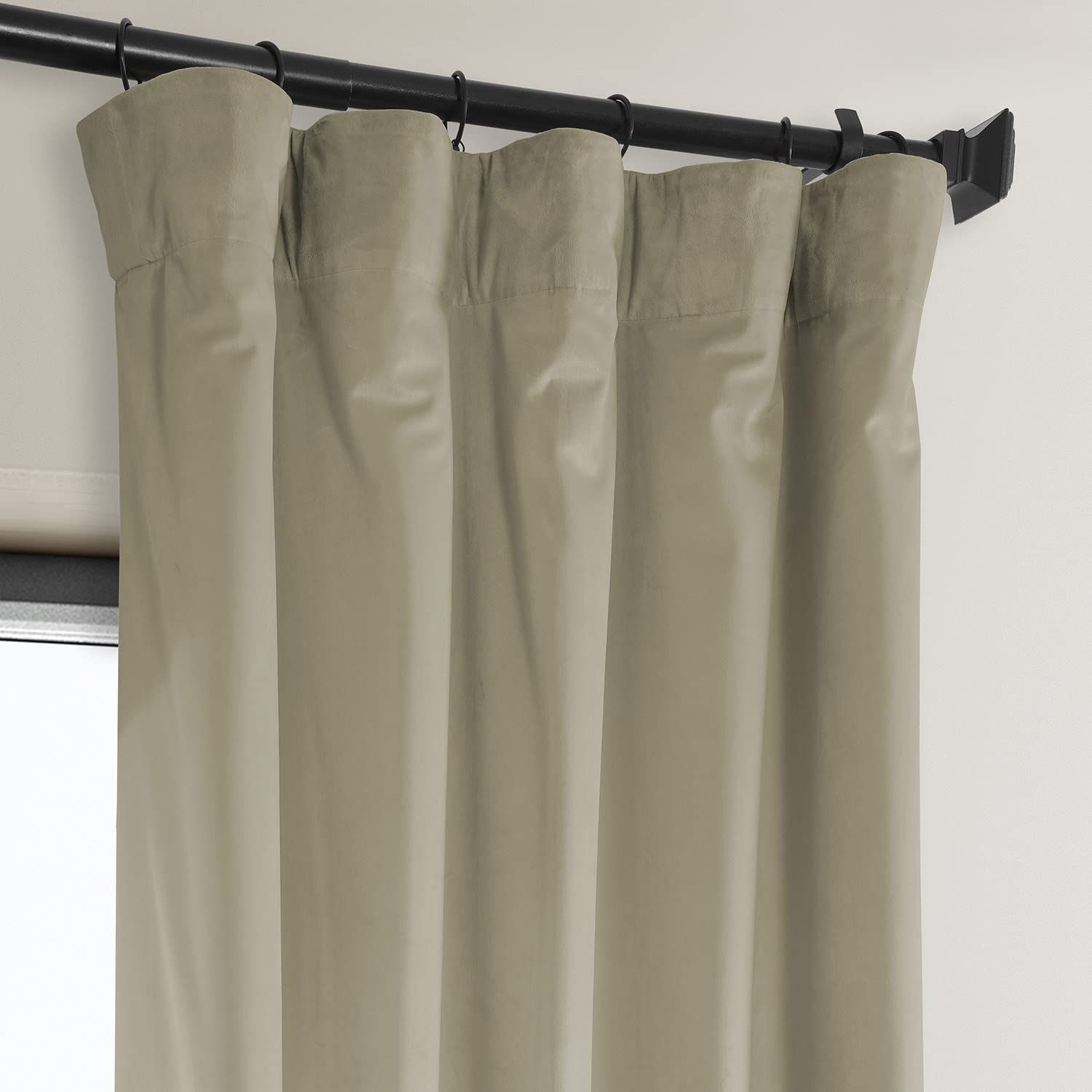 HPD Half Price Drapes Heritage Plush Velvet Curtains 96 Inches Long Room Darkening Curtains for Bedroom & Living Room 50W x 96L - Image 4
