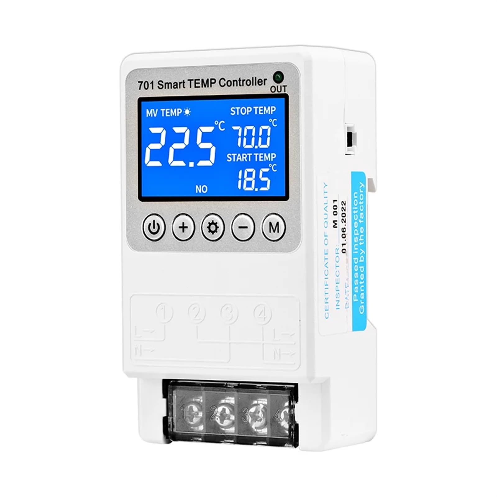 Duży domowy regulator temperatury, stały termostat, sterowanie czasem, cykl przełączania, wiele czujników z podświetleniem (czujnik głowicy powietrznej)