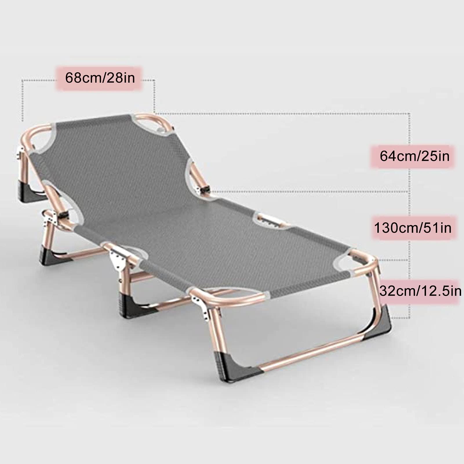 Klappbare Sonnenliegen, Sonnenliegestuhl für Outdoor-Camping, Reisebüro, Strandliegen, extrabreite Terrassenliegen/E/194 * 68 * 30 cm (G 194 * 68 * 30 cm) (I 194 * 68 * 30 cm)