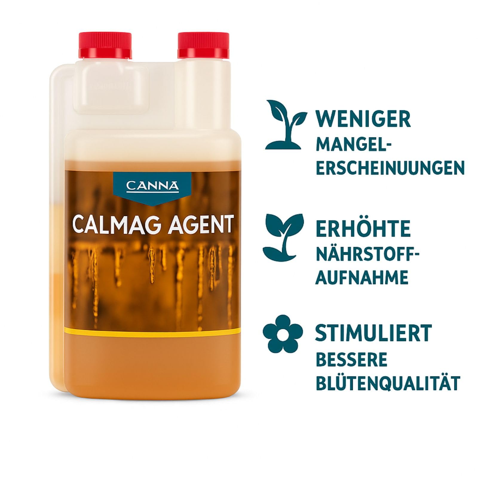 Weedness Canna CALMAG Agent 5 Liter - Naturdünger NPK Dünger Grow Flüssig Bio Organischer Tomaten Gurken