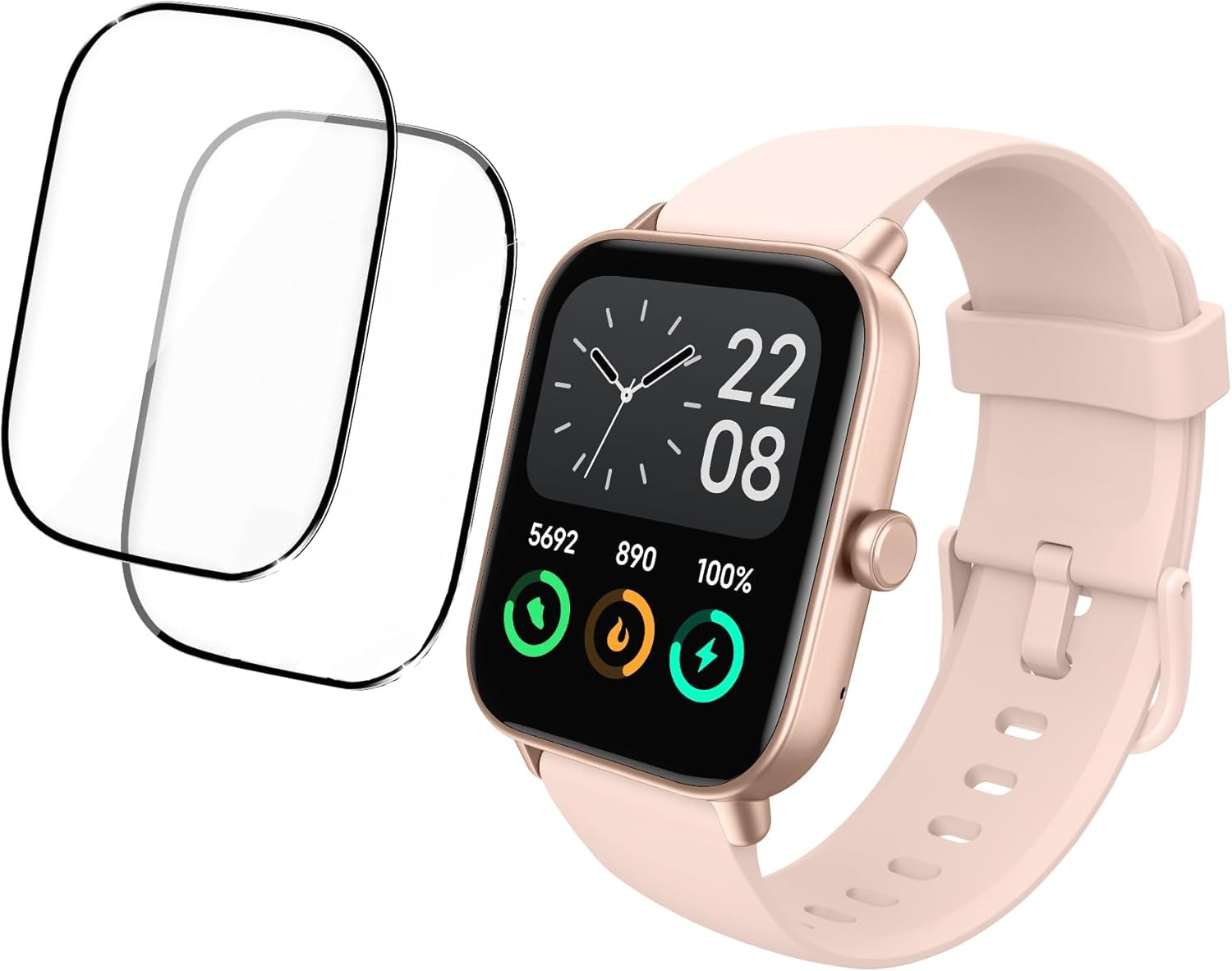 Blueshaweu 6er Set Schutzfolien Für Yoever Smartwatch 1.85 IDW28 - TPU Displayschutz