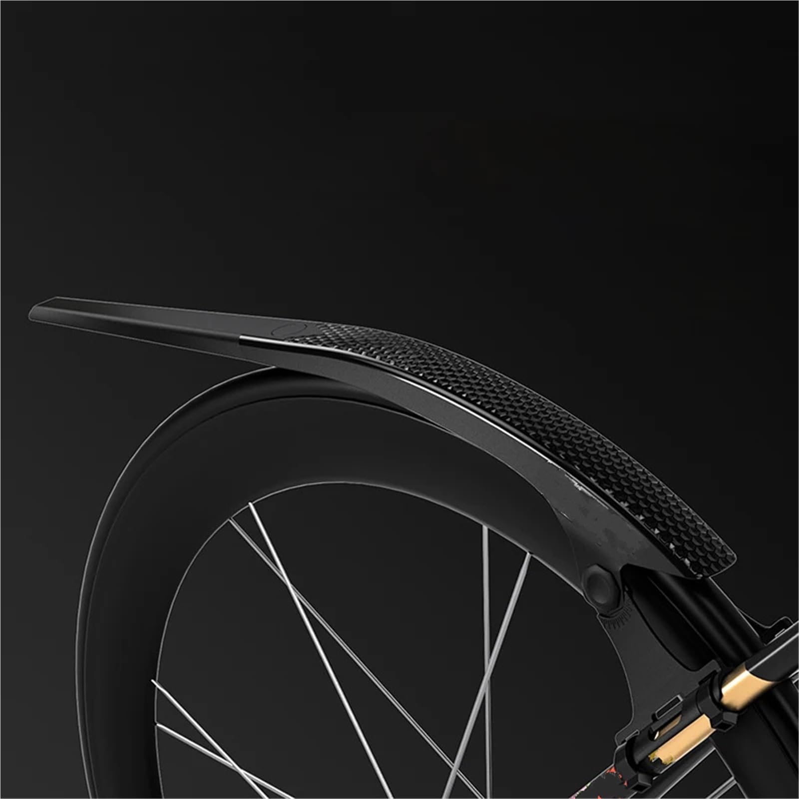 Parafango Parafango esteso per bicicletta a sgancio rapido parafango bici | Per bici da strada Gravel con ruota anteriore posteriore PP