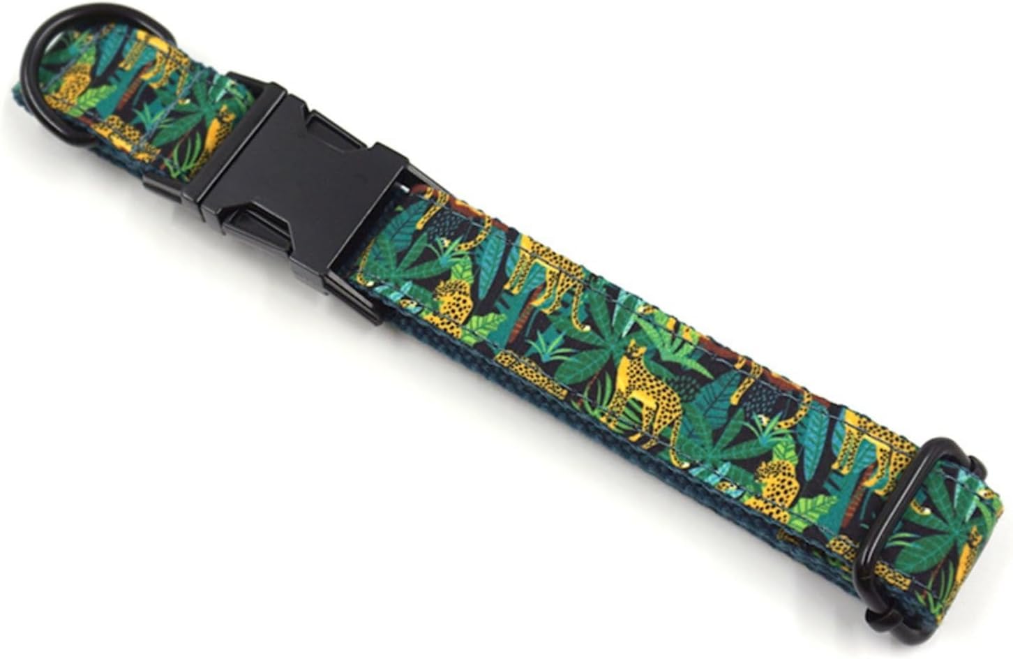 Conjunto de Collar y Correa for Perro. Correa for con Mango Junta tórica. Suave fácil Limpiar. Collar Ajustable for Hebilla liberación rápida(Green,XL)