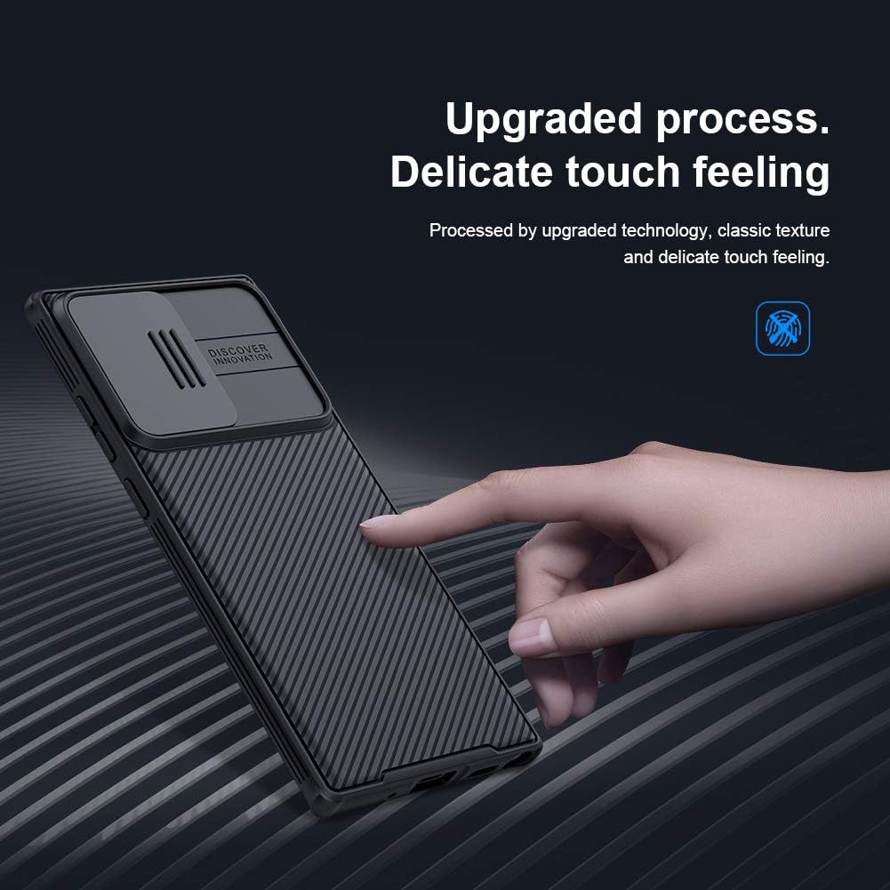 Nillkin Note 20 Ultra Case, CamShield Pro Case with Slide Camera Cover, Slim Stylish Anti Slip Shockproof Protective Case for Samsung Galaxy Note 20 Ultra - Black