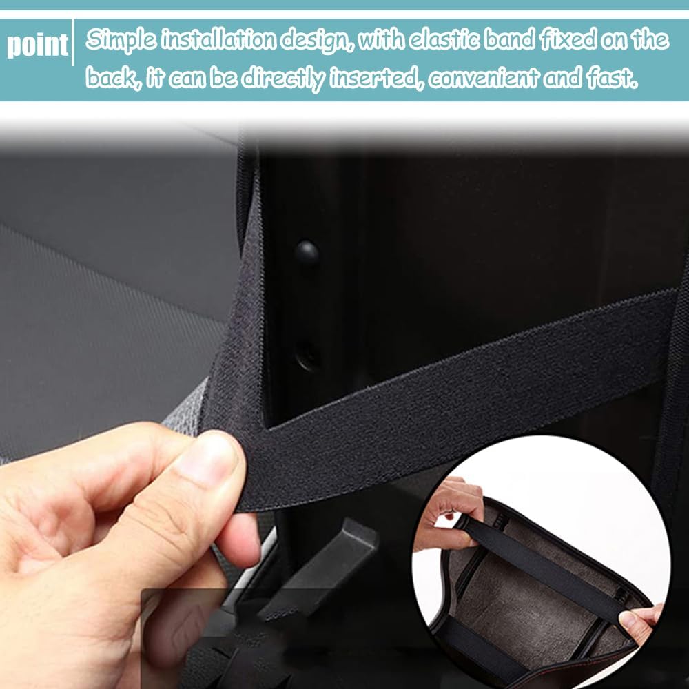 Great-luck Leather Center Console Cover Armrest Pad, Protector Armrest Box Cover Accessories(Black) for Toyota bZ4X Subaru Solterra 2023 2024 2025 2026