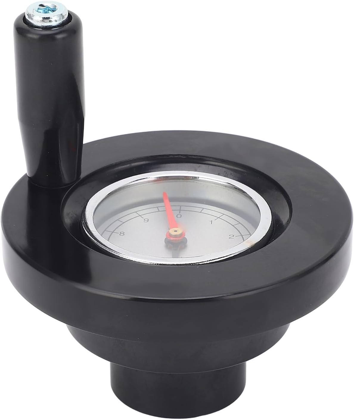 Dial Handwheel, 12x100MM Round Hand Wheel with 0 To 9 Position Indicator, Handle, Revolving Knob Handle for Table Saw, Lathe, Milling Machine, Glass Food Die Casting Machinery