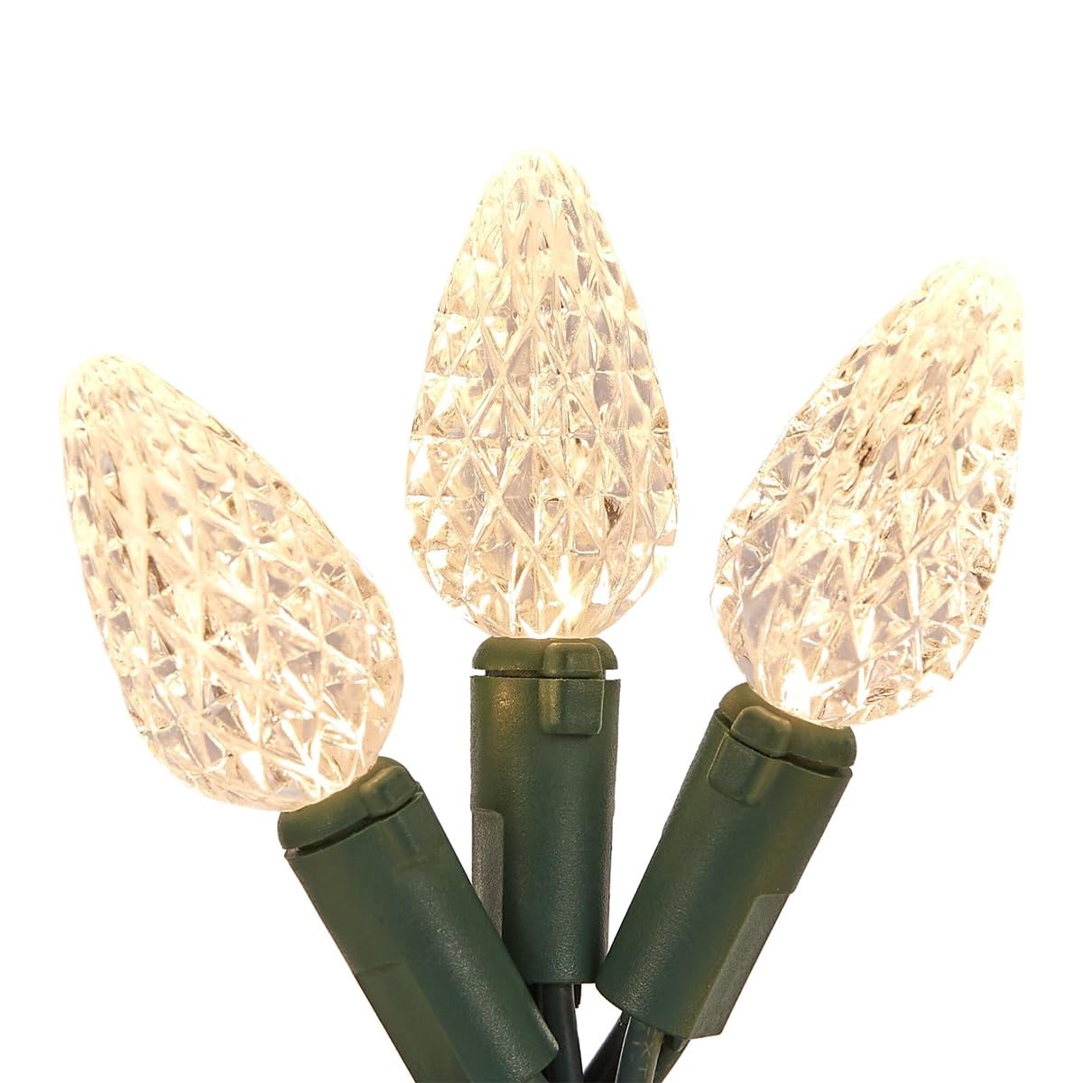 Amazon.com: 150 LED C6 String Lights on Spool - Warm White/Green