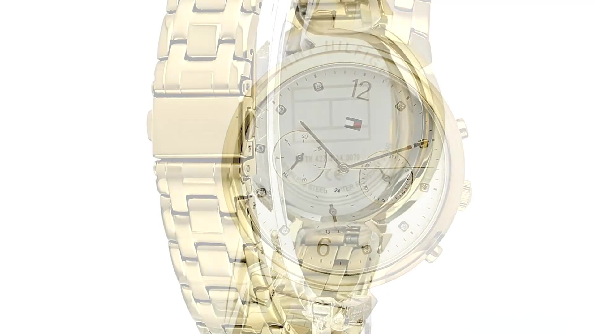Tommy Hilfiger Analogue Multifunction Quartz Watch for Women with  