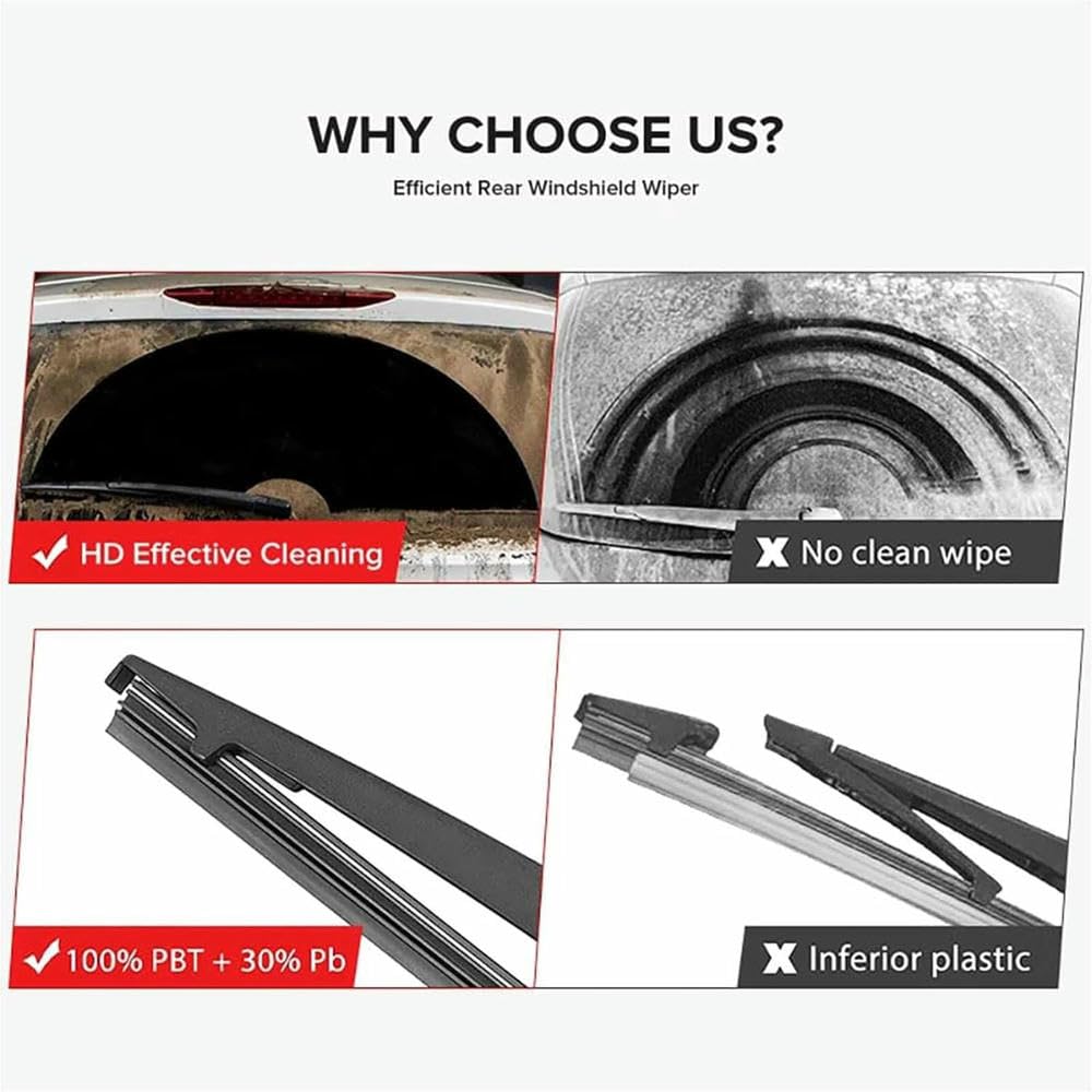 Rear Windshield Wiper Blade For Jeep Liberty (2002-2007) – Genuine DENSO 1-Pack