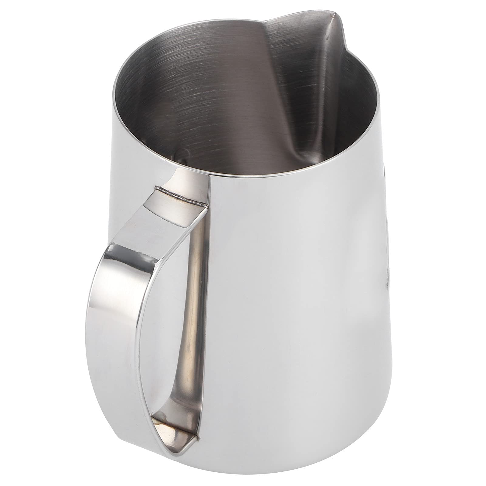 Pichet à Mousse de Lait en Acier Inoxydable 600 Ml Outil Barista Pichet à Mousseur Pichet à Vapeur Expresso pour Machines à Expresso Tasse à Café au Lait pour Cappuccino Espresso Cafe Maker Art