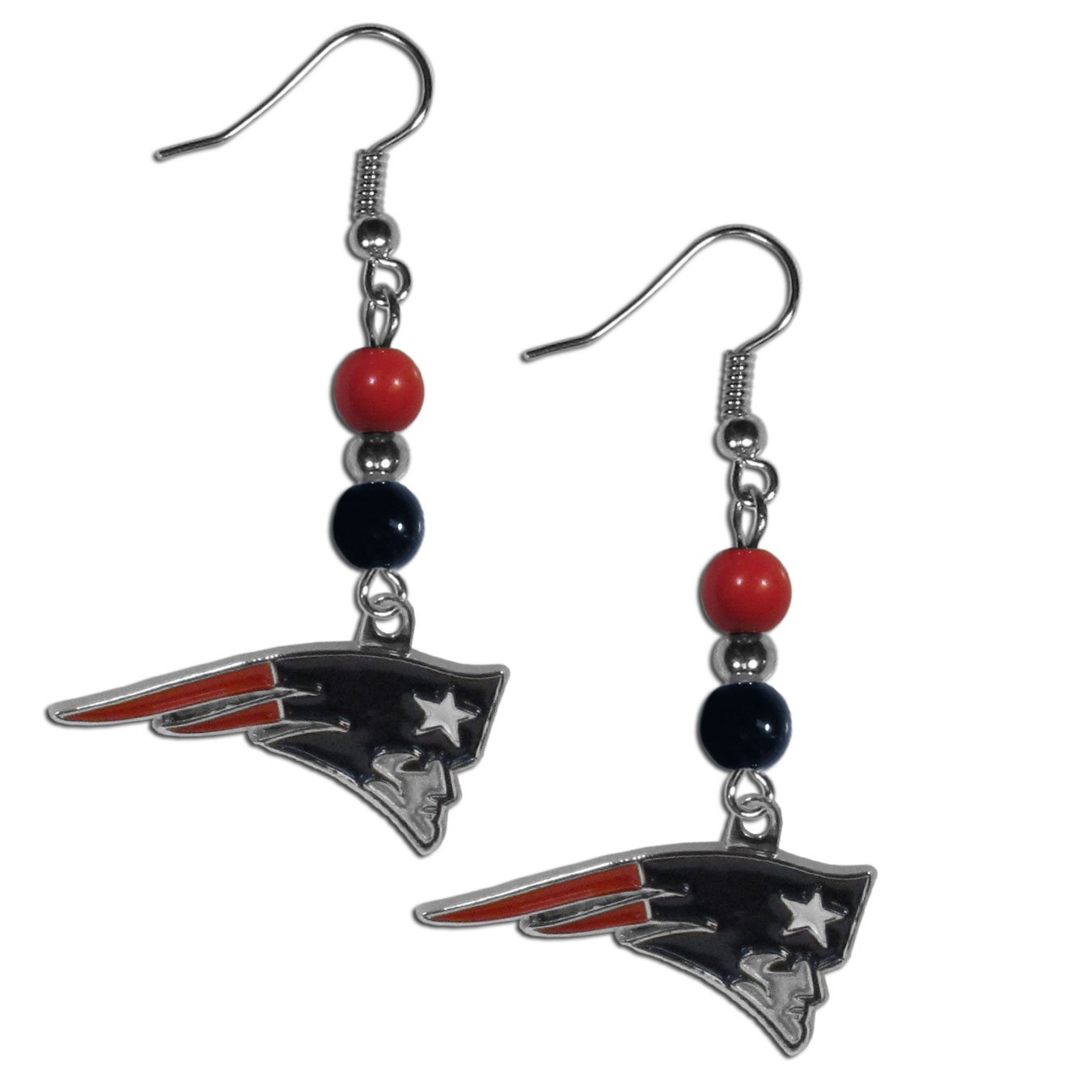 NFL Fan Bead Dangle Earrings