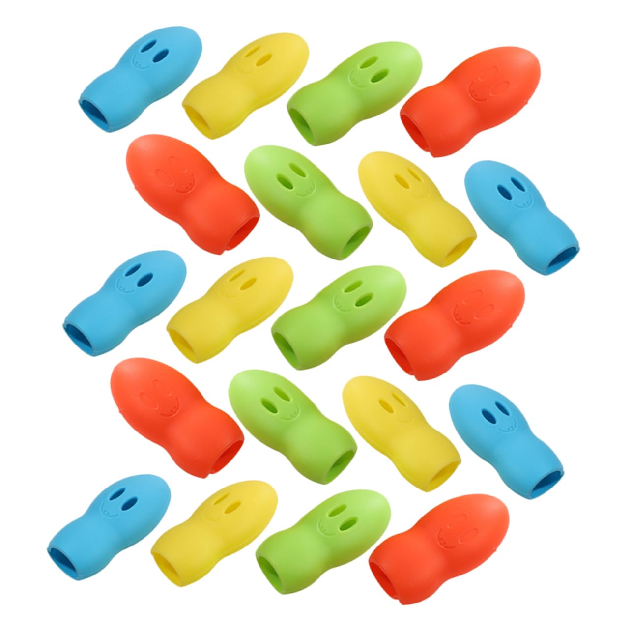 BESTYASH 5 Series Cubierta De La Cabeza del Cepillo De Fundas para Cabezales De Cepillos De Alcance Tapas Protectoras para Cepillos De Color Aleatorio 20 Piezas X 5
