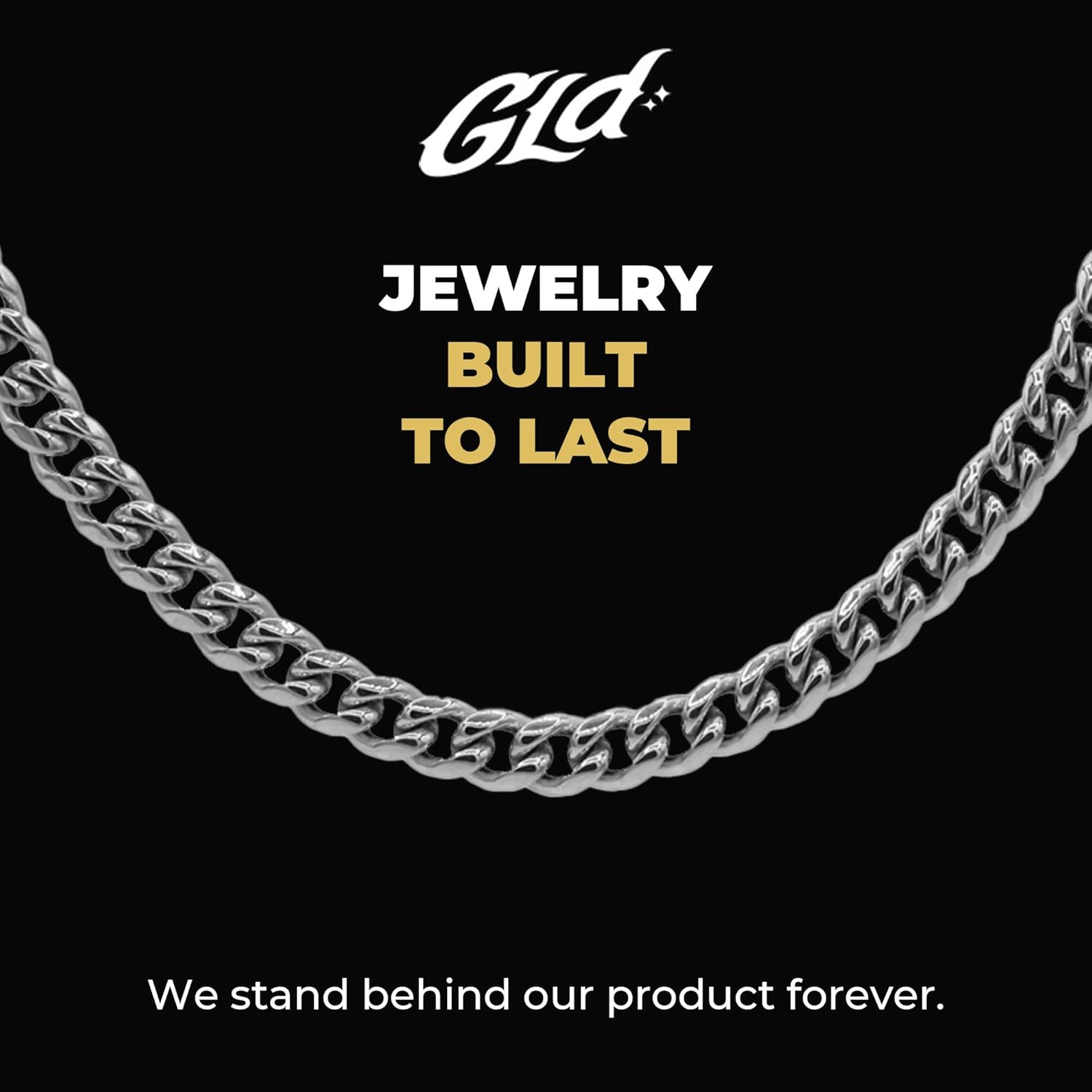 GLD Cuban Link Chain for Men and Women - Gold-Plated Micro Cuban Chain with Premium Storage Travel Pouch - Snatch-Proof Clasp, Sweat-Proof and Fade-Resistant - Lifetime Quality, Designed in Miami - Image 7