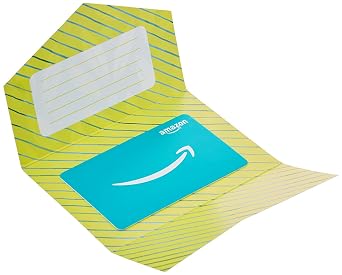Gift Card for Any Amount in Black Sleeve (Orange Card Design)