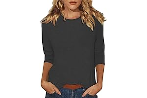 Versatile Three-Quarter Sleeve Women's Tops: Embrace Comfort and Style for Prime Day
