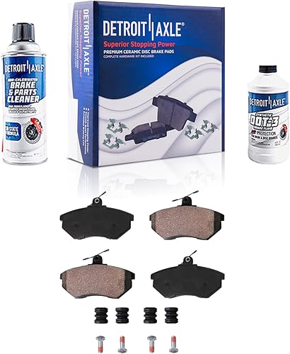Miniatura 103 de Detroit Axle - Pastillas de Freno Delantero para Chevrolet Captiva Sport Equinox Pontiac Torrent Saturn Vue Suzuki XL-7, Pastillas de Freno Cerámica