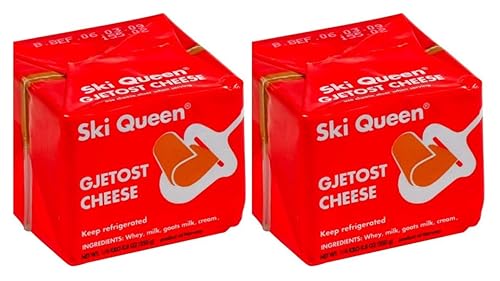 Ski Queen Gjetost - Queso de cabra original, 8.8 onzas, paquete de 2