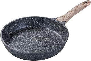 Pan Suitable for Kitchen Breakfast Cooking Wheat Rice Induction Omelette Non-Stick Frying pan with Handle Scratch-Resistant Round