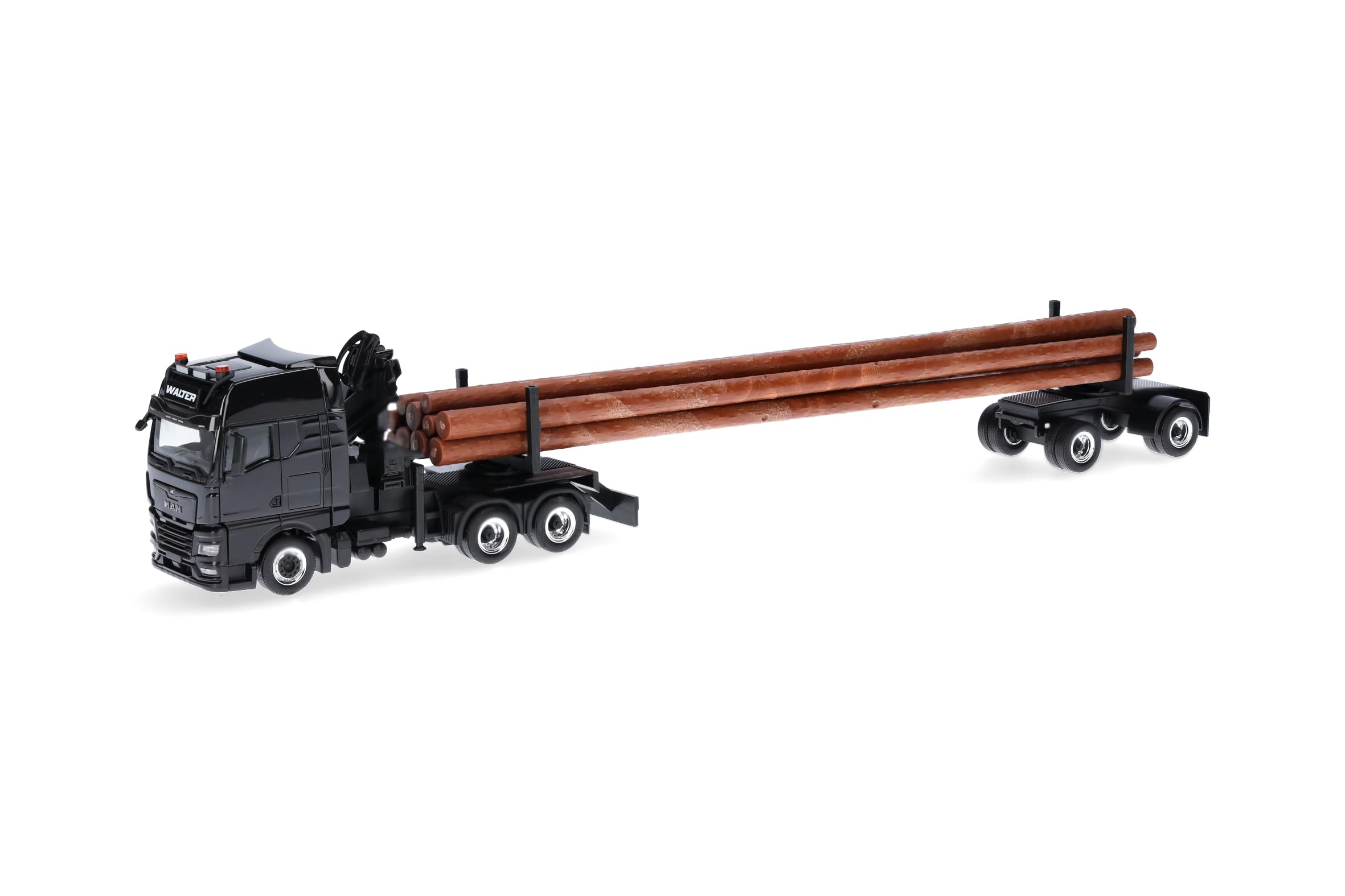 Herpa 320580 1:87 MAN TGX GX Logging Transport Truck ""Walter Holztransporte"" New