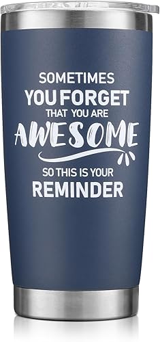 Miniatura 13 de NOWWISH Regalos Inspiradores para Hombres y Mujeres, Taza de Café "Sometimes You Forget You're Awesome", Regalos de Agradecimiento, Regalos