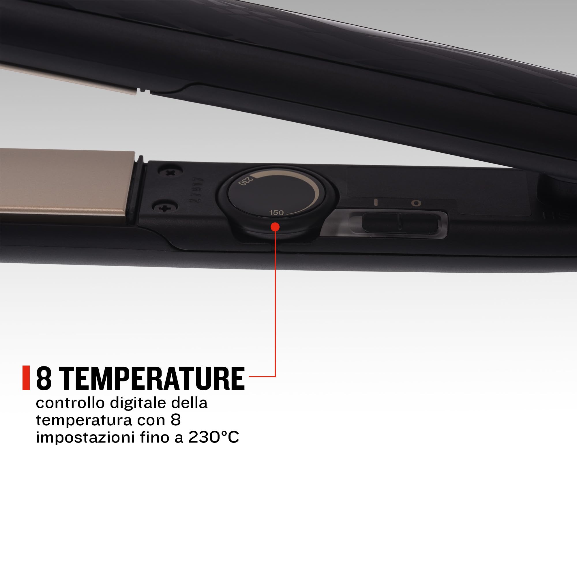 Remington Piastra per capelli Ceramic Straight - 4 Protezioni - Rivestimento antistatico in tormalina ceramica, Distribuzione uniforme del calore, Carica statica inferiore e Lucentezza setosa, S3500