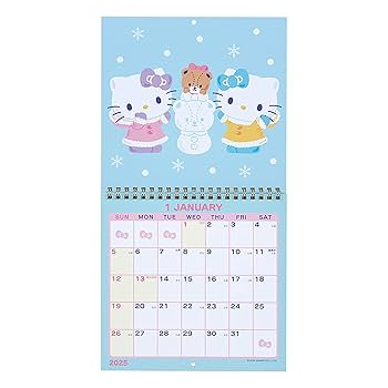サンリオ　SANRIO　ハローキティ　カレンダー Amazon.co.jp: サンリオ(SANRIO) ウォールカレンダーM 2026