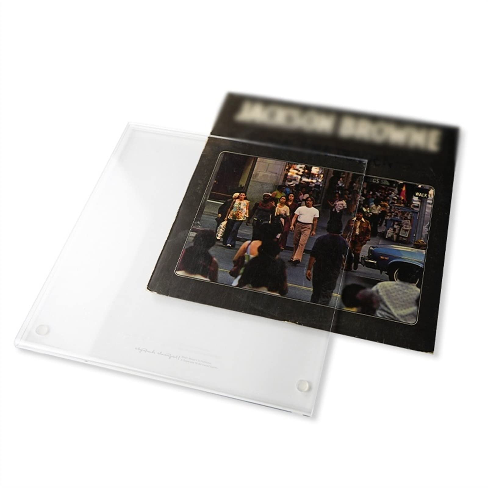 Porta Dischi in Vinile per la casa, scaffale da Parete in Acrilico Trasparente per Foto e Poster, Decorazione per casa e Ufficio, Contenitore per LP