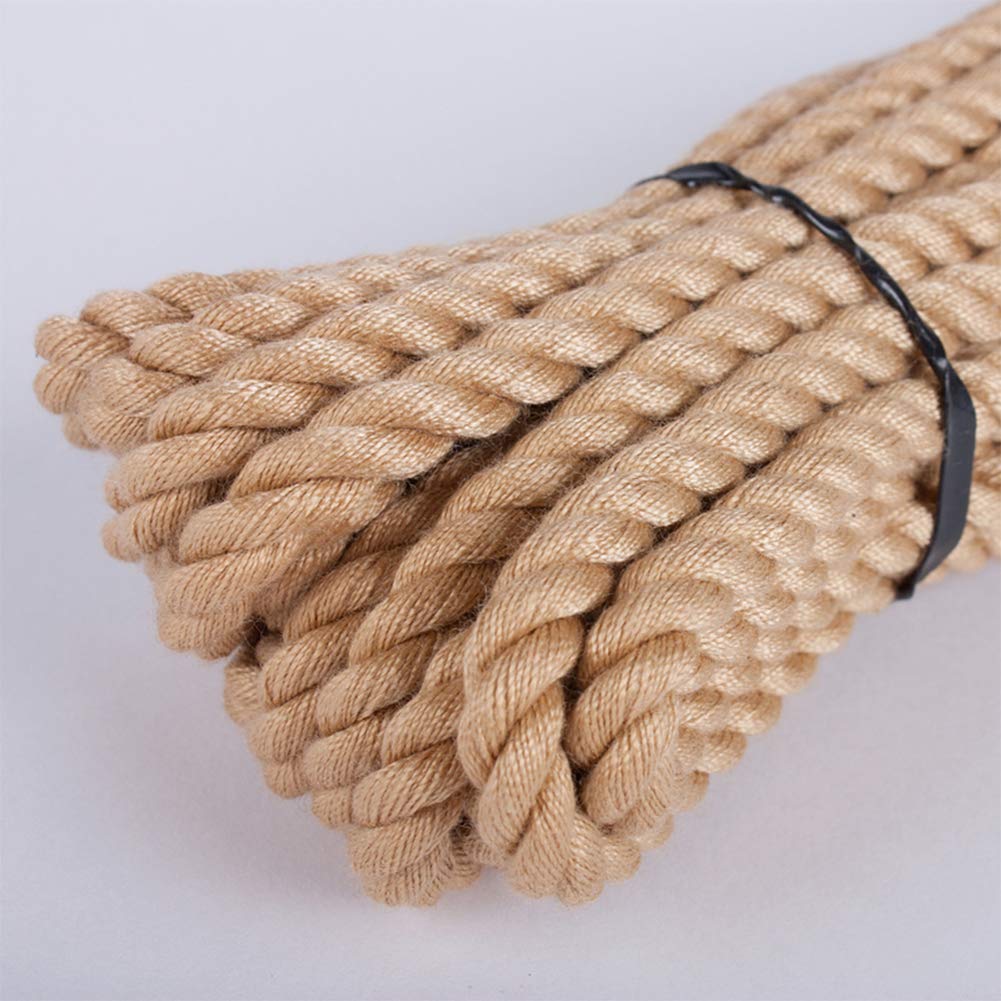 Roluck 2X 10M Corde Bondage Corde Ensemble Contraintes Sexe Ensemble Bondage Rope Set Soft SM Bondage Set Jouets pour Couples Bondage Jeux (Marron) (brun)